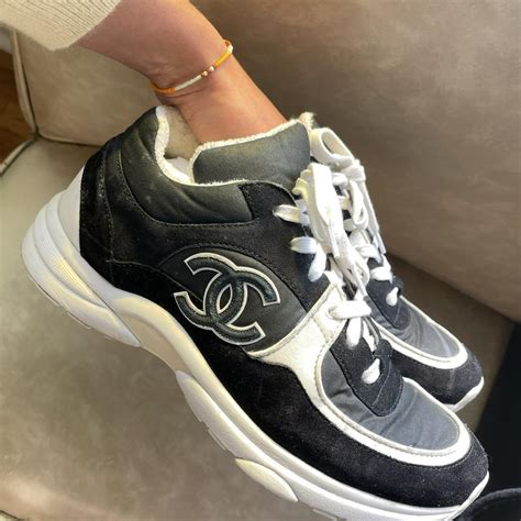 chanel trainers price|Chanel trainers black and white.